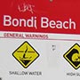Nach der Ankunft in Sydney sind wir zuerst zum berühmt berüchtigten Bondi Beach gefahren.