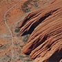 Am nächsten Morgen sind wir auf dem Base Walk im Uhrzeigersinn einmal um den Rock gewandert.